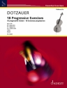 18 progressive Etden op.120 fr Violoncello