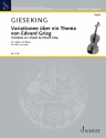Variationen über ein Thema von Edvard Grieg für Violine und Klavier