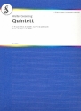 Quintett B-Dur für Klavier, Oboe, Klarinette, Waldhorn und Fagott Partitur und Stimmen