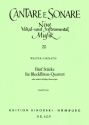 5 Stcke Fr Blockflten-Quartett oder andere beliebige Besetzungen Blockflte (4) (Violine (2), Viola, Cello)