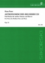 Astronomisches Bilderbuch 5 Stcke fr mittlere Stimme und Klavier Mittlere Stimme, Klavier