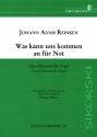 Was kann uns kommen an fr Orgel