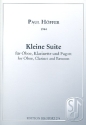 Kleine Suite fr Oboe, Klarinette und Fagott Partitur und Stimmen