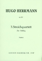 Streichquartett Nr.3 Studienpartitur