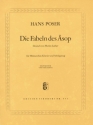 Die Fabeln des sop fr Mnnerchor Klavier und Schlagzeug Chorpartitur