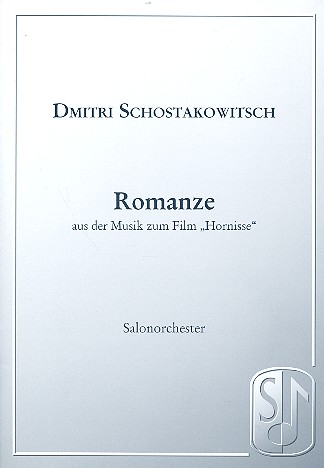 Romanze fr Salonorchester Klavierpartitur und Stimmen