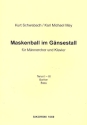 Maskenball im Gnsestall fr Mnnerchor und Klavier Partitur