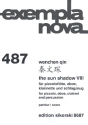 The Sun Shadow Nr. 8 für Piccoloflöte, Oboe, Klarinette ud Schlagzeug Partitur