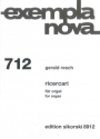 Ricercari fr Orgel