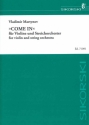 Come in fr Violine und Streichorchster Partitur