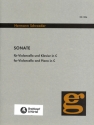 Sonate in C fr Violoncello und Klavier