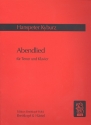 Abendlied fr Tenor und Klavier