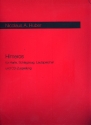 Hmeros (+CD) fr Harfe, Schlagzeug, Lautsprecher und CD-Zuspielung Partitur