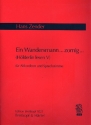 Ein Wandersmann ... zornig fr Akkordeon und Sprechstimme Partitur