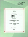 Streichquartett A-Dur Nr.2 op.90 fr 2 Violinen, Viola und Violoncello Stimmensatz