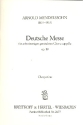 Deutsche Messe op.89 fr gem Chor a cappella Chorpartitur