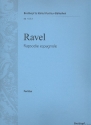 Rapsodie espagnole fr Orchester Partitur