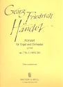 Konzert g-Moll op.7,5 HWV310 fr Orgel und Orchester Harmonie