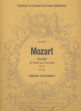 Konzert D-Dur Nr.4 KV218 fr Violine und Orchester Violoncello / Kontrabass