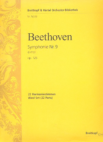 Sinfonie d-Moll Nr.9 op.125 fr Soli, Chor und Orchester Harmonie