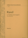 Le tombeau de Couperin fr Orchester Violoncello