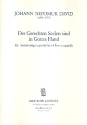 Der Gerechten Seelen sind in Gottes Hand fr gem Chor a cappella Chorpartitur