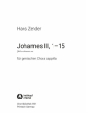 Johannes III, 1-15 fr gem Chor a cappella Chorpartitur