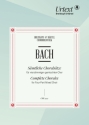 Smtliche Choralstze fr gem Chor a cappella Chorpartitur