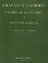 Sacrae Symphoniae (1597) Nr.15 fr 2 Trompeten und 10 Posaunen