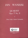 Quartett op. 7 Nr.5 fr Oboe, Violine, Viola und Violoncello Stimmen