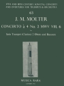 Concerto a 4 Nr. 2 MWV VIII/6 fr Trompete, 2 Oboe und Fagott Partitur und Stimmen