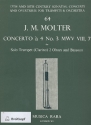Concerto  4 Nr.3 MWVVIII,7 fr Clarino (Trompete in D), 2 Oboen und Fagott Partitur und Stimmen