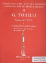 Sonata D-Dur G5 fr Trompete, Streicher und Bc Partitur und Stimmen (Streicher 1-1-1-4)