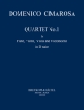 Quartett D-Dur Nr.1 fr Flte, Violine, Viola und Violoncello Stimmen