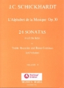 L'Alphabet de la musique op.30 Band 5 (Nr.17-20) fr Altblockflte und Bc Partitur und Stimmen