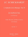 L'Alphabet:Sonaten op.30/21-24 fr Altblockflte und Bc