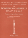 Sonata Nr. XI/8 fr Trompete, Streichorchester und Bc Stimmen