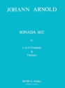 Sonada 1652 for 4 or 8 trumpets and timpani score and parts