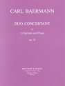 Duo concertant op.33 fr 2 Klarinetten und Klavier