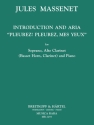 Introduction und Arie ber 'Pleurez, Pleurez, mes yeux' fr Sopran, Altklar. (Bassert Horn, Klar.) und Klavier Partitur und Stimmen