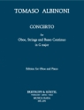 Concerto in G-Major for Oboe, Strings and Bc for oboe and piano