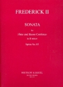 Sonate b-Moll Spitta83 fr Flte und Bc Partitur und Stimmen (Bc ausgesetzt)