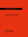 1. Streichquartett fr 2 Violinen, Viola und Violoncello Partitur