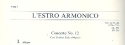 Konzert E-Dur L'Estro Armonico op.3,12 RV265 fr Violine, Streicher und Bc Viola 1