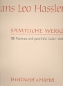 Smtliche Werke Band 8 Psalmen und geistliche Lieder Partitur,  gebunden