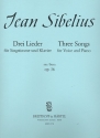 3 Lieder op.36 fr Gesang (hoch) und Klavier