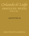 SON372  S�mtliche Werke Band 21: Motetten XI