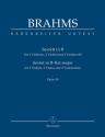Sextett B-Dur op.18  fr 2 Violinen, 2 Violen und 2 Violoncelli Studienpartitur
