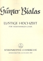 Lustige Hochzeit fr gem Chor a cappella Partitur,  Archivkopie