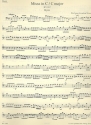 Messe C-Dur KV167 fr Soli, gem Chor und Orchester Violoncello/Kontrabass/Fagott